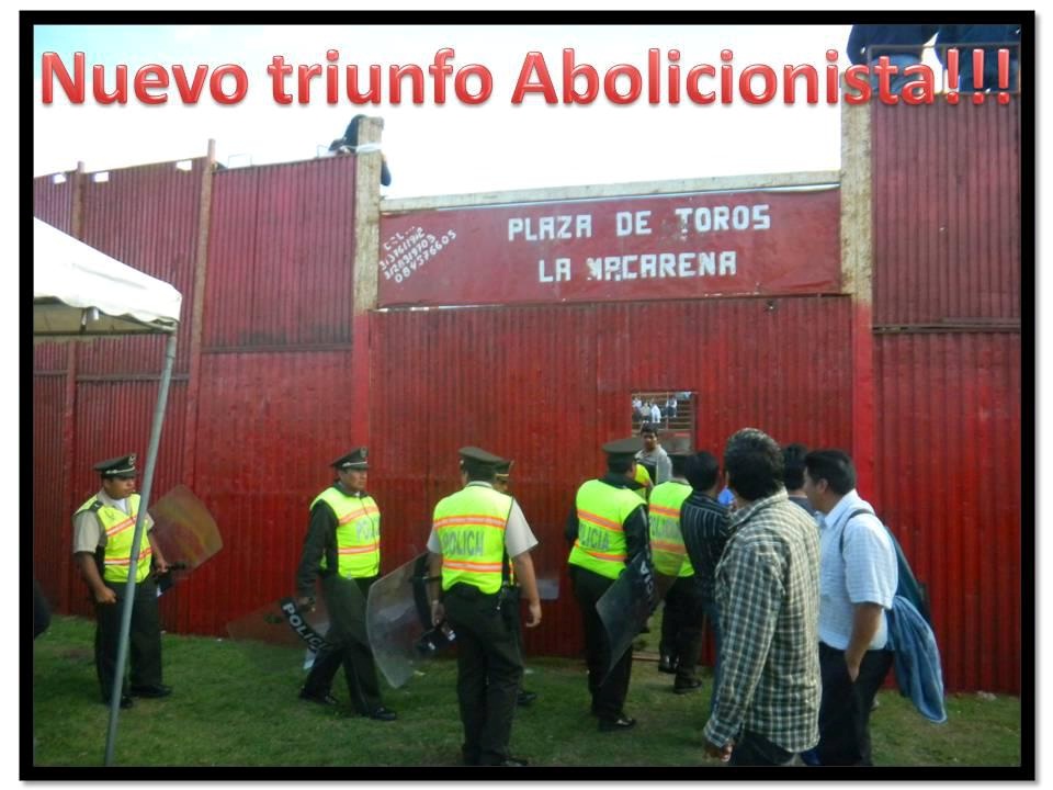 Nuevo Triunfo Abolicionista en Sangolquí, Ecuador.