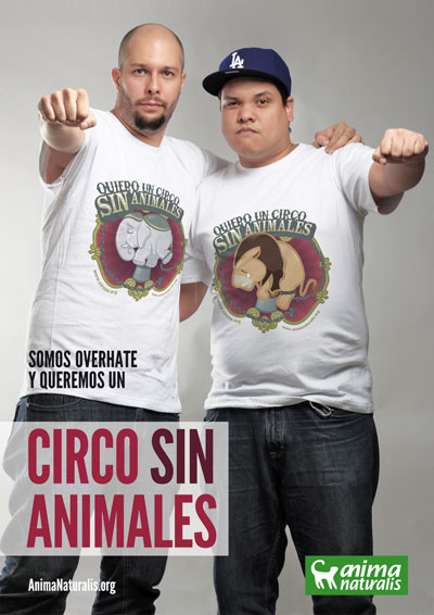 Overhate te invita a firmar por Un Circo Sin Animales