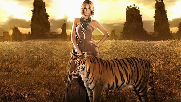 InfoCircos pide a la cantante Edurne que elimine de su videoclip las escenas con la tigresa Noa