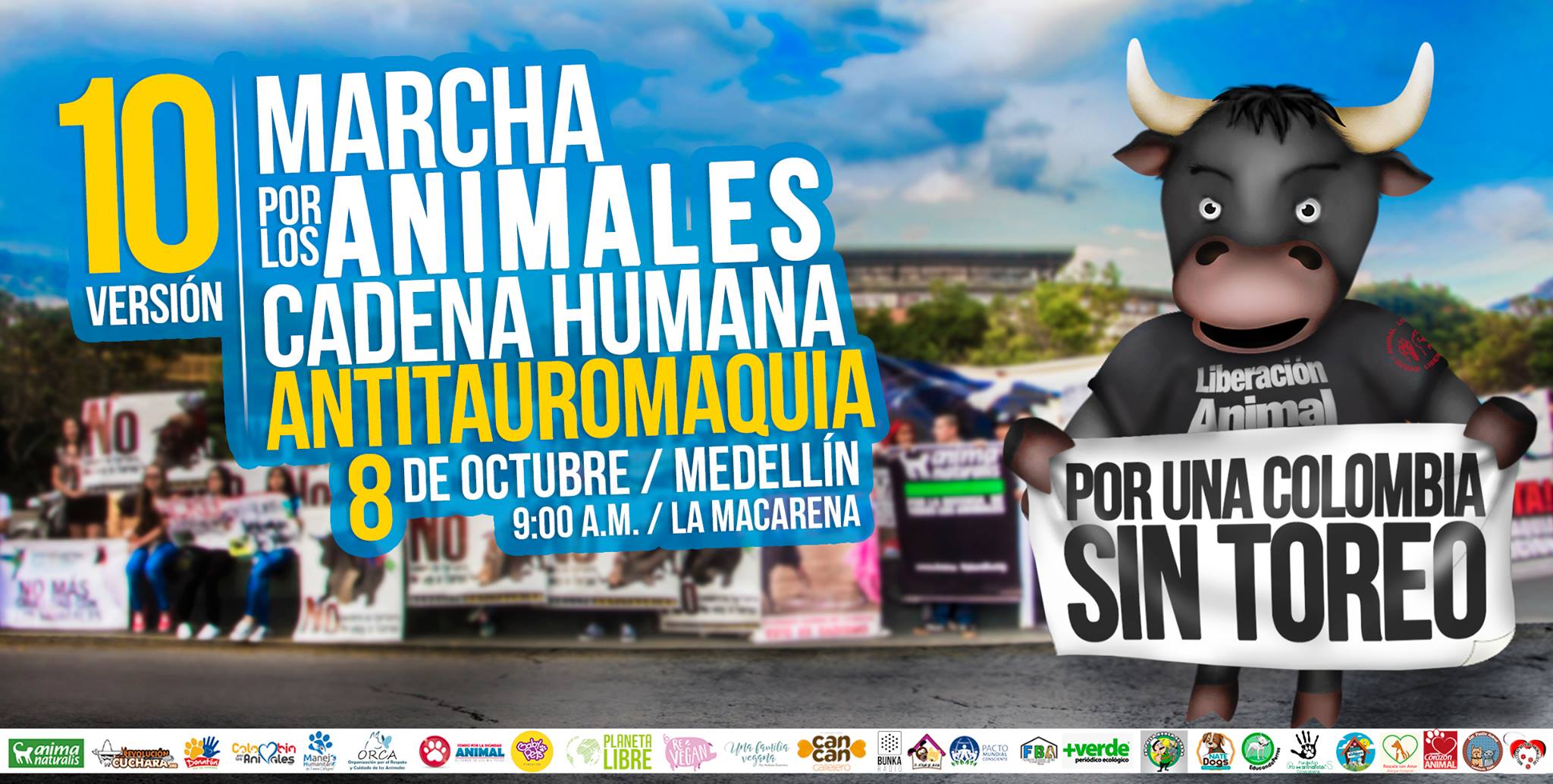 Medellín marchará por los animales el próximo 8 de octubre
