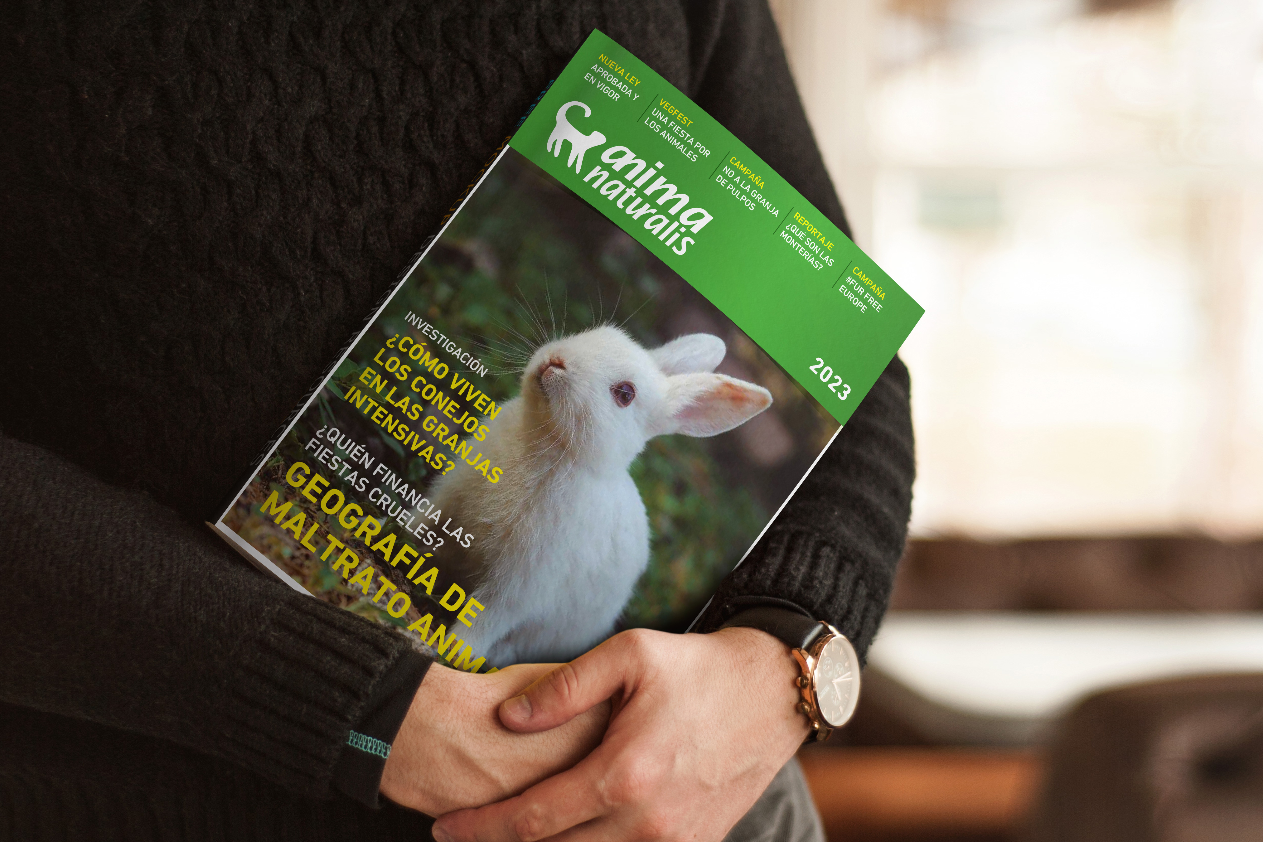 Sé testigo de este vertiginoso 2023 por los animales leyendo nuestra revista anual