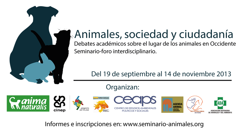 Seminario en Bogotá: Animales, sociedad y ciudadanía ¡Regístrate!