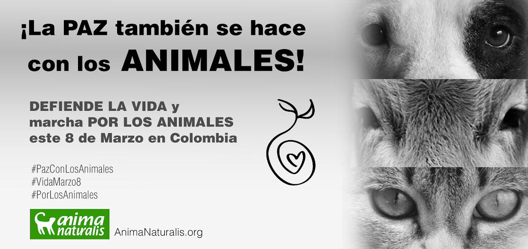 AnimaNaturalis se une a la Marcha Por la Vida ¡Porque la Paz también se hace con los Animales!