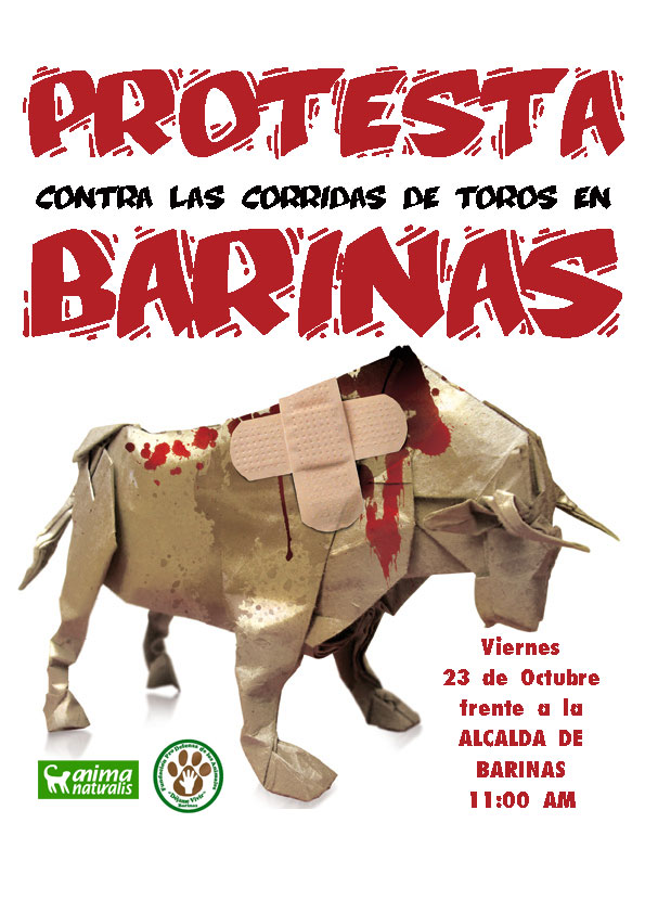 Contra las corridas de toros en Barinas
