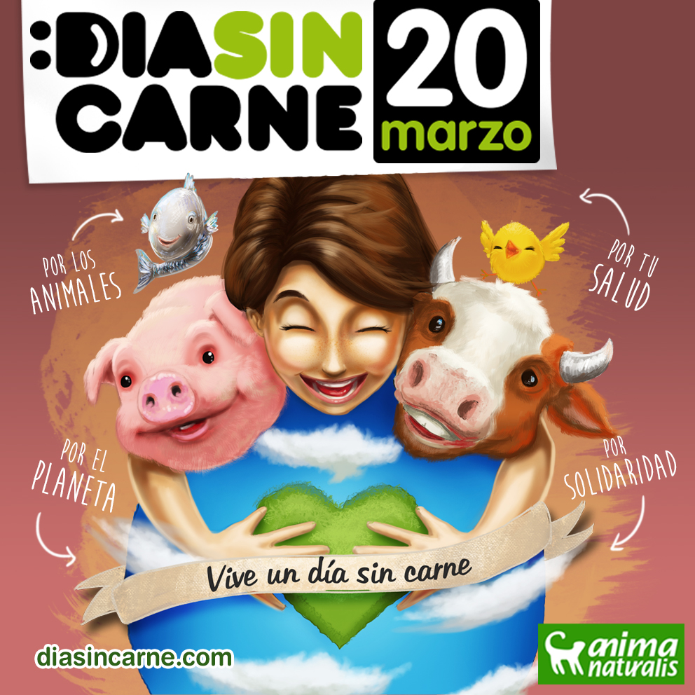 Este 20 de marzo, vive un “Día Sin Carne” por los animales