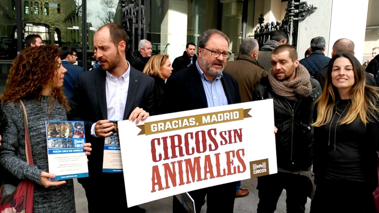 Madrid dice adiós a los circos con animales