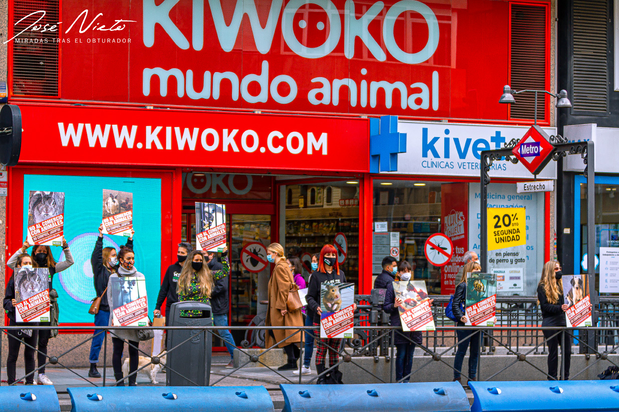 Denunciamos a Kiwoko por las pésimas condiciones en las que tienen a los animales