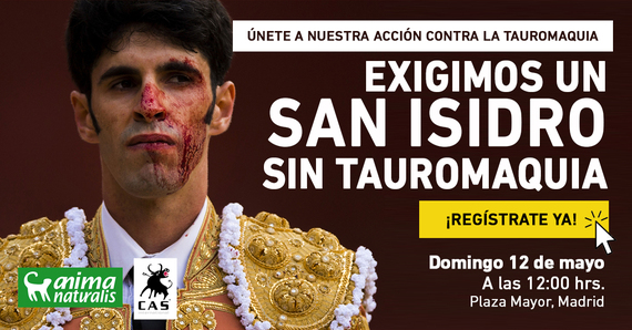 ¡Únete a la acción contra la feria taurina en Madrid!